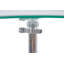 Glass Top Pedestal End Table-15275725