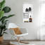 Lithos blanc 12 po X P 24 po H x 4 po D Niche de douche-126450503