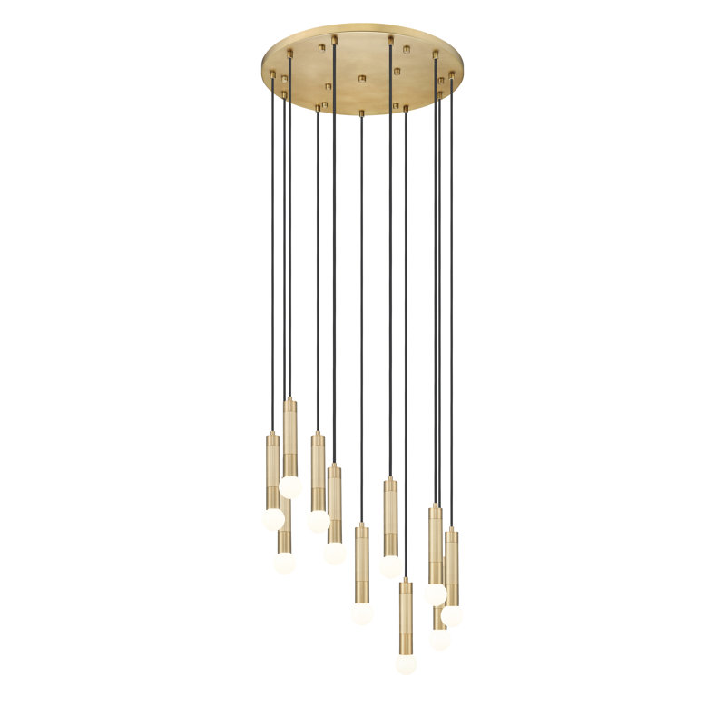 Lustre Lipman, Doré, 11 lumières