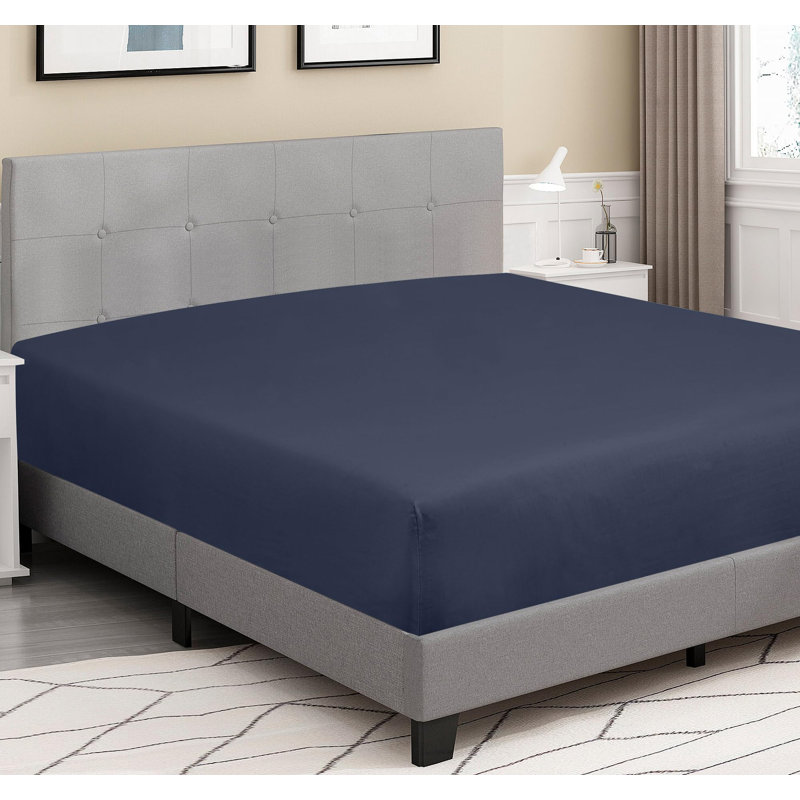 Royale Linens 300 Thread Count 100% Long Staple Combed Cotton Flat Sheet - Super Soft - Top Sheets - Flat Sheet Sold Separately - Breathable, Cool & Crisp Percale Sheets Only 