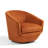 Aunna Upholstered Swivel Barrel Chair