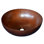 Maestro Copper Circular Vessel Bathroom Sink