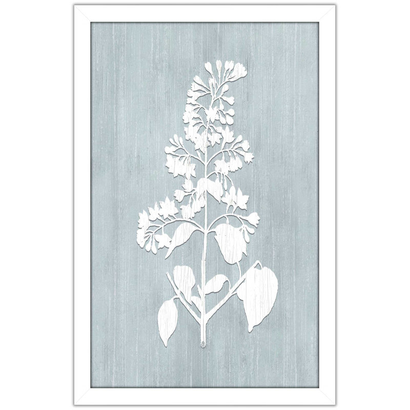 Botany Beauty IV - Peinture, L 21,5 po x H 27,5 po, Cadre blanc