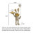 Luxury-Style Creative Space Rabbit With Lighted Decorative Piece