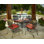 Mildenhall Square Metal Outdoor Dining Table With Umbrella Hole , 36'' in. W 36'' in. D