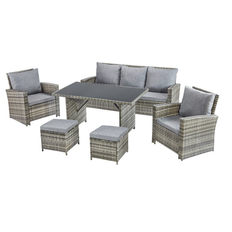 Southam 7 Rattan Seater Sofa Set