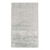 Deruise Hand Tufted Silk Area Rug in Gray