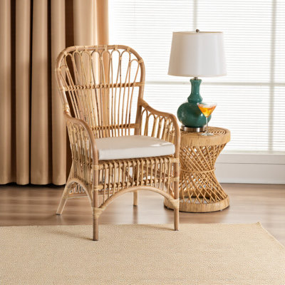 Alessia Natural Finished Rattan Armchair