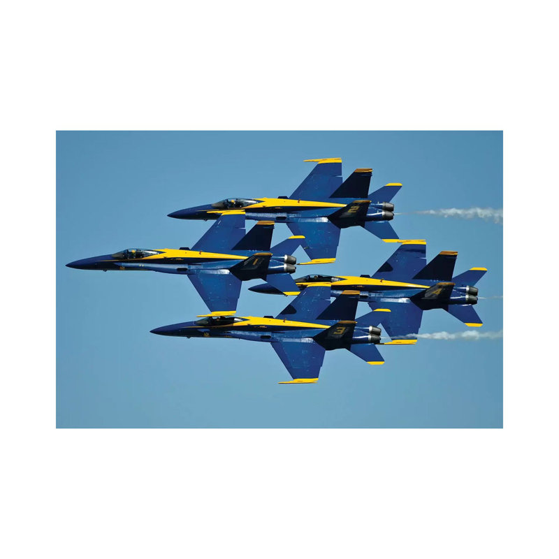 US Navy Flight Demonstration Squadron, the Angels III 1 Piece Wrapped Canvas Wall Art, 66.04 cm H x 45.72 cm W x 3.175 cm D
