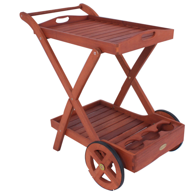 Pauline Wood Bar Cart