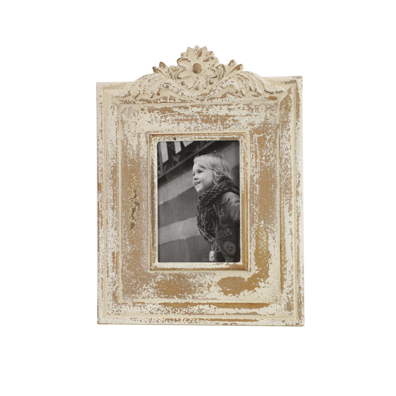 Phaneuf White Embossed Picture Frame