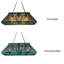Luminaire suspendu pour îlot de style Tiffany en bronze noirâtre 3 lumières Wilmot
