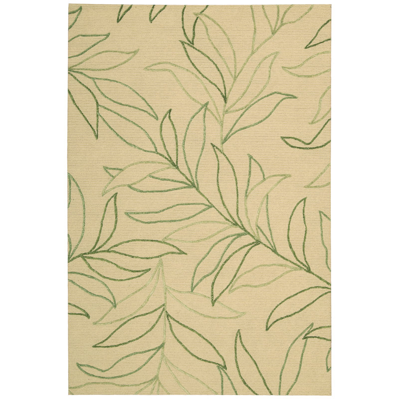 Ifran Gold Contemporary Rug, 5' x 7'6"