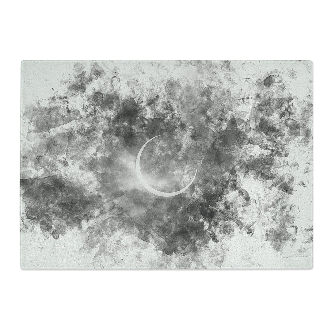 Tempered Glass Eclipse of the Moon Chopping Board