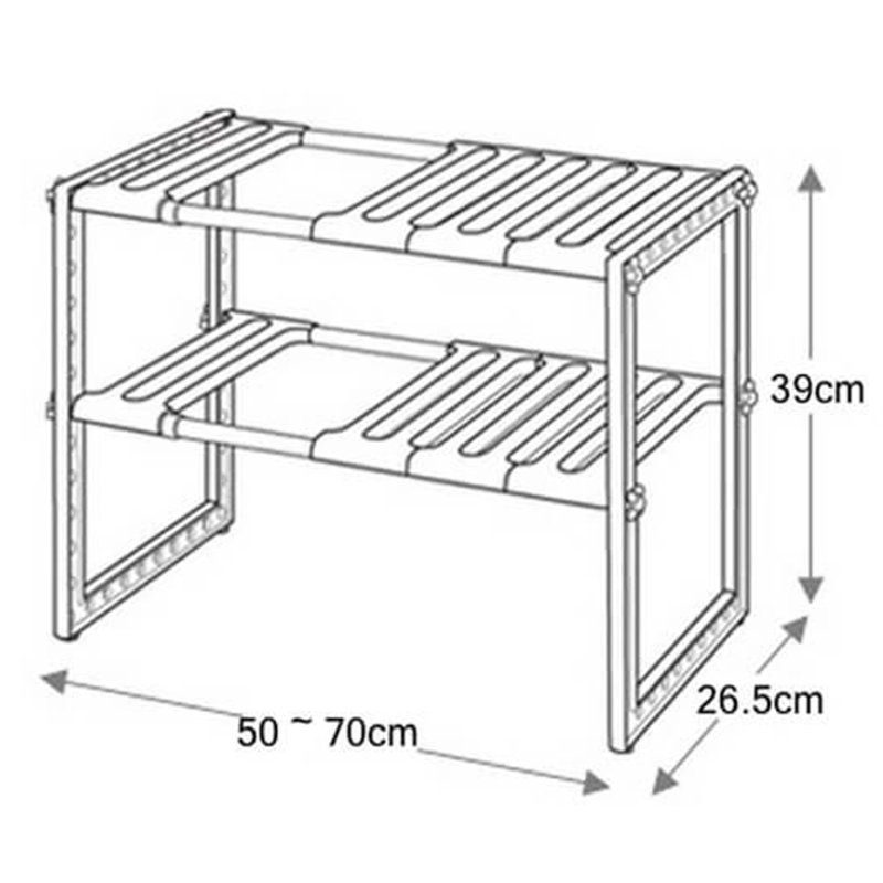 Stainless Steel Under Sink Organizer