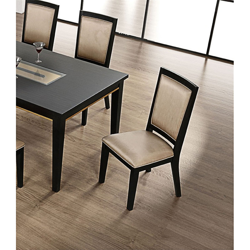 Chaise de salle à manger en bois (ensemble de 2)