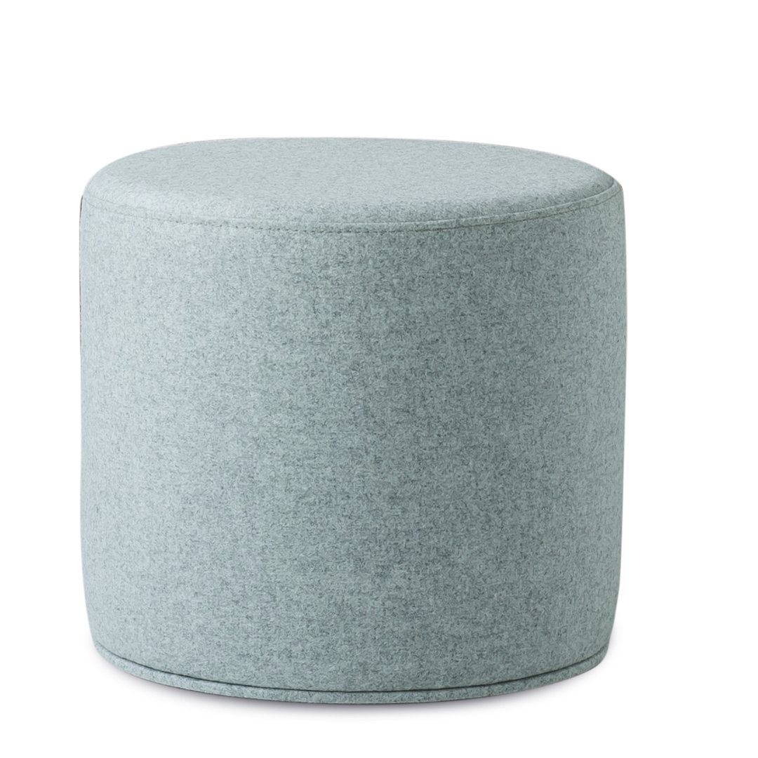 Celine 18" Wide Round Pouf sohoConcept Upholstery 