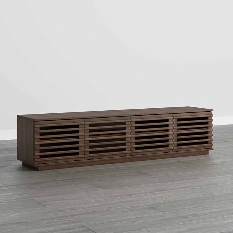 2- Piece TV Stand Living Room Set, Brown