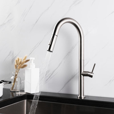 Belfry Kitchen Galewood Pull Out Kitchen Faucet