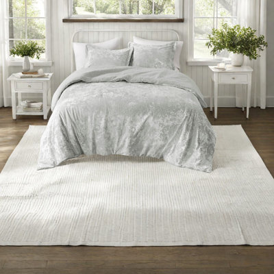 Ensembles de literie très luxueux gris pour très grand lit, velours froissé et édredon Sherpa pour une maison confortable
