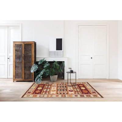 Shuler Rectangle 160 cm x 160 cm Ikat Hand Woven Area Rug