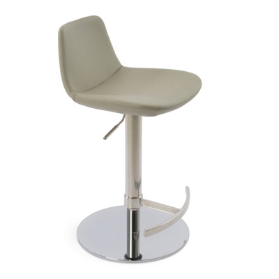 Pera Swivel Adjustable Height Bar Stool