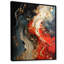 Rouge et or feu de marbre IV - art mural abstrait-560681360-594428415