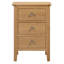 Mapleview 45cm W Solid Wood Bedside Table
