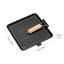 Cast Iron Grill & Griddle Pan