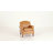Mooresville 31" Traditional Faux Leather Armchair with Solid Wood Legs-67860212