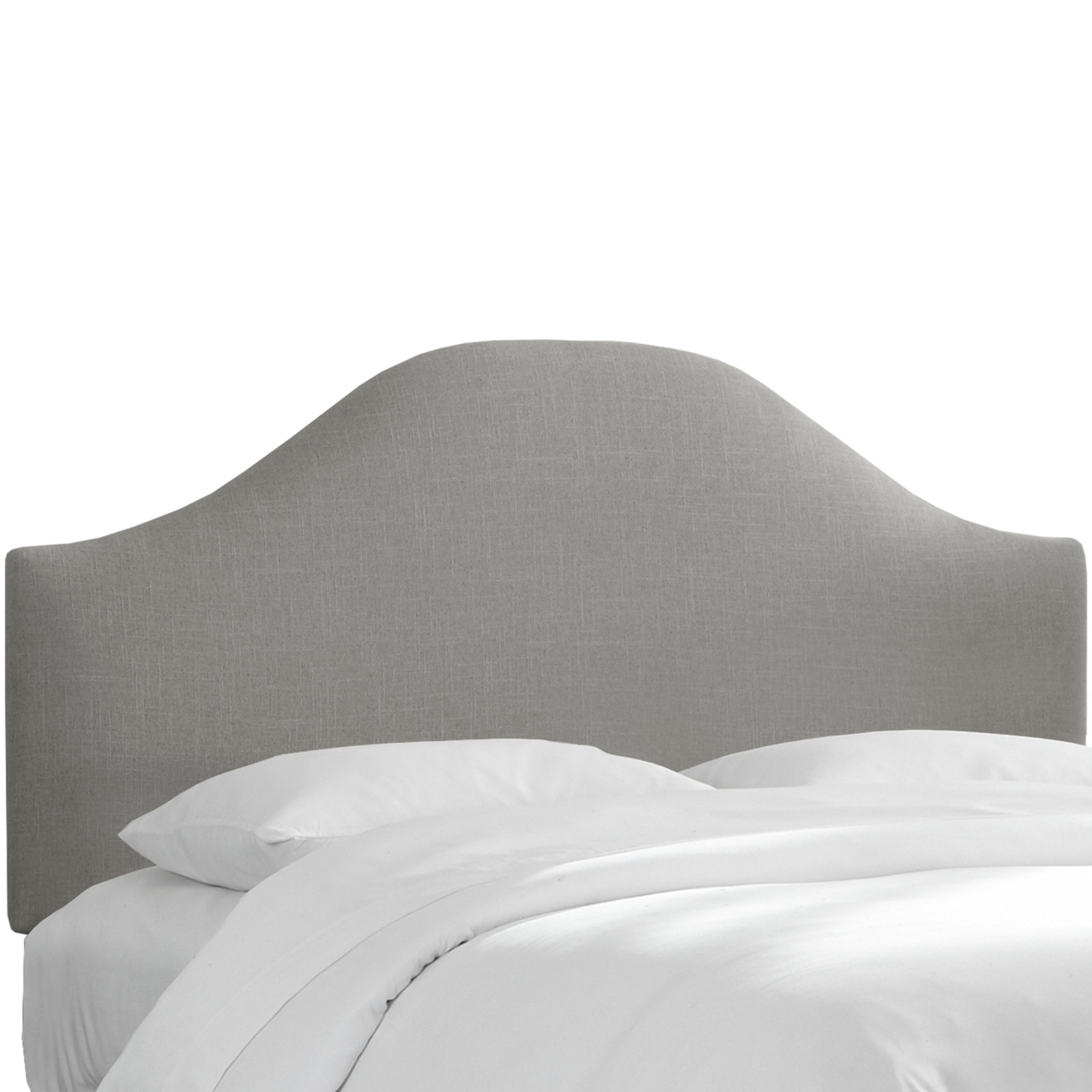 Hermosa Upholstered Panel Headboard, Twin, Classic Grey Linen