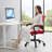 Adjustable Office Chair with 360°Rotation, Height and Tilt Control,Red-600872381