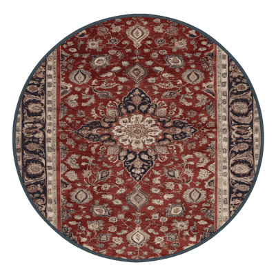 Machine Washable Persian Black Area Rug