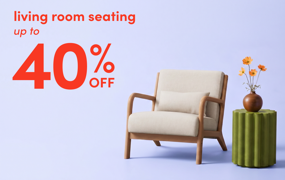 living room seating clearance