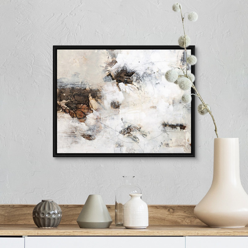 « Terra blanssée Terra » par Kari Taylor-impression, H 13 po x l 16 po x P 1,75 po, Cadre noir