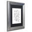 « simple fleur doodle », impression sur toile encadrée-19607756-19607757-70583039