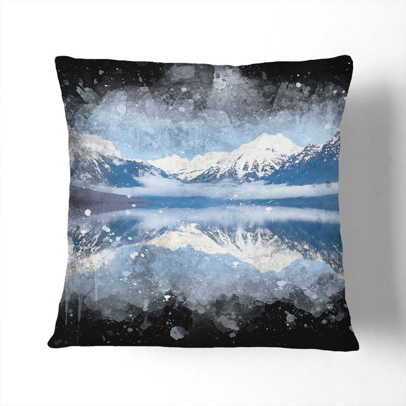 Square Cushion, Black, 55cm H x 55cm W x 20cm D