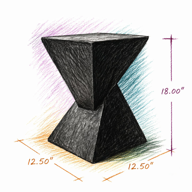 Table d'appoint, Noir