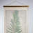 Fern Leaf Scroll Cotton Tapestry