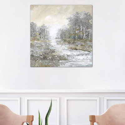 Babbling Brook II by Nan - Wrapped Canvas Painting