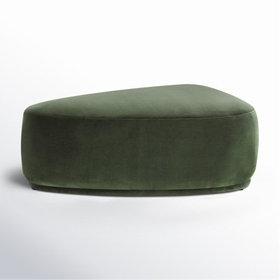Adna 44'' Triangular Upholstered Ottoman