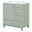 Meuble-lavabo 30 po avec lavabo en céramique-1865154184
