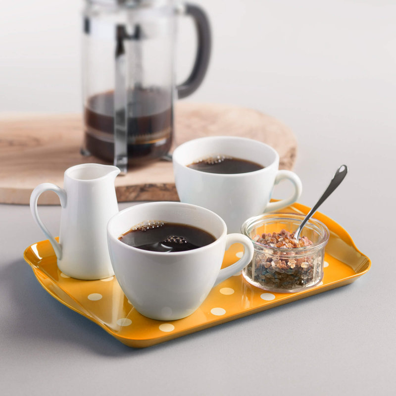 Zeal Melamine Tray, Mustard