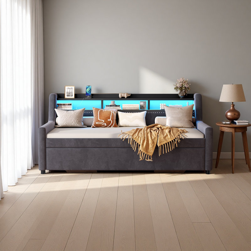 Twin Size Daybed With Trundle