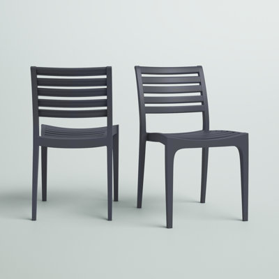 Plastic Outdoor Stacking Dining Side Chair