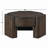 Salina Round Wood Coffee Table with Casters