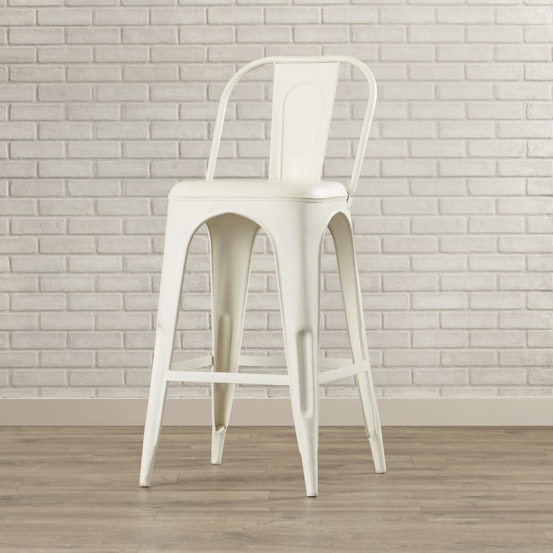 Silenus Counter Stool with Metal Frame