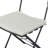 3 Pieces Patio Bistro Balcony Metail Chair Table Set-883280859