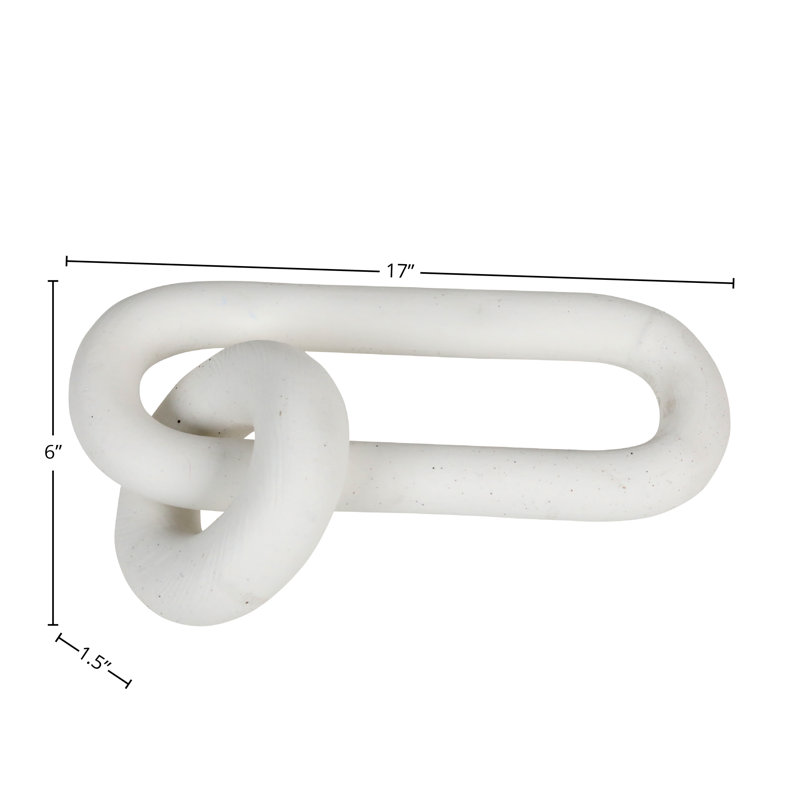 Catina Chain Link, White