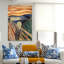 « the scream » par edvard munch it, reproduction sur toile tendue-74299523-74299524-74299525